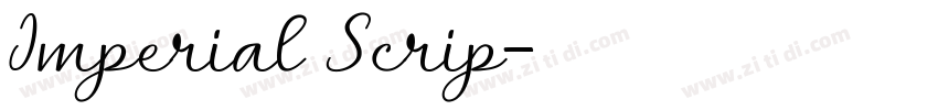 Imperial Scrip字体转换